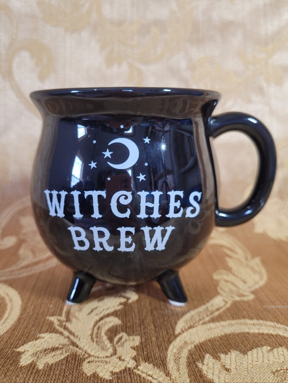 Witches Brew Mug Planter Ceramic Halloween Decor